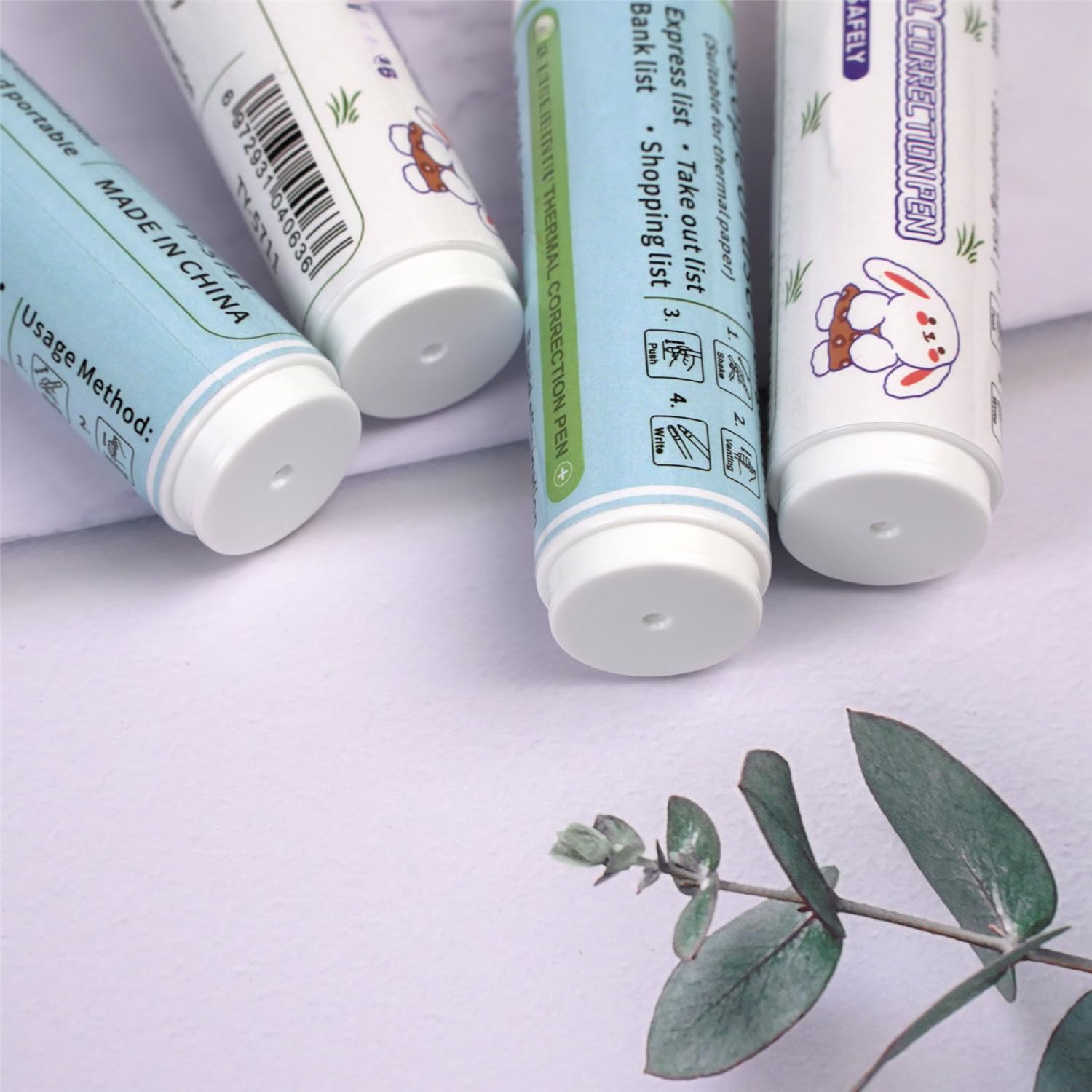 White Out Pen Correzione della carta Label Shopping Bill Data Eraser Protezione della privacy Strumento rapido