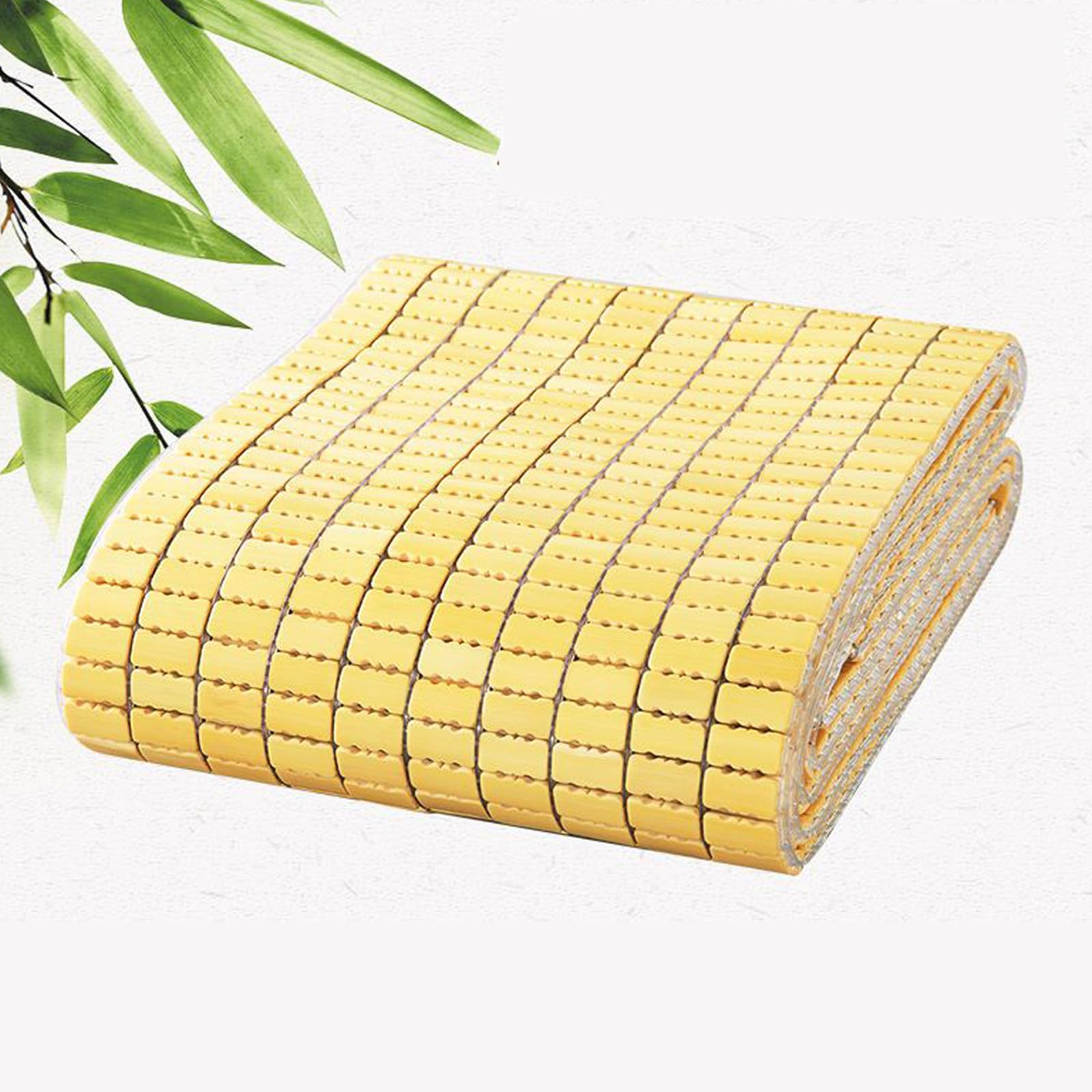 AYUWQZX Bamboo Cooling Mat, Foldable Mahjong Breathable, Bedroom Sofa Chair, Multi Sizes(70x190cm(2.29x6.23ft))