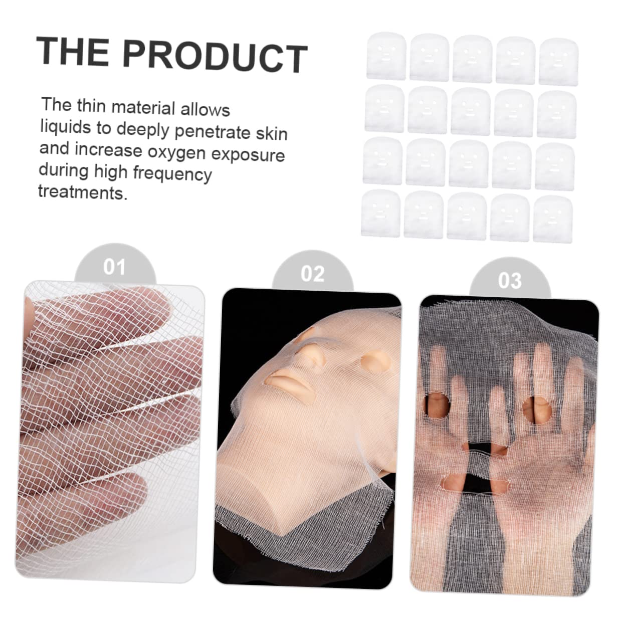 2 Set Maschere Pre Cut Design Per Per Trattamenti E Idratazione Profonda Per E Rimpolpata 100 Pezzi*2