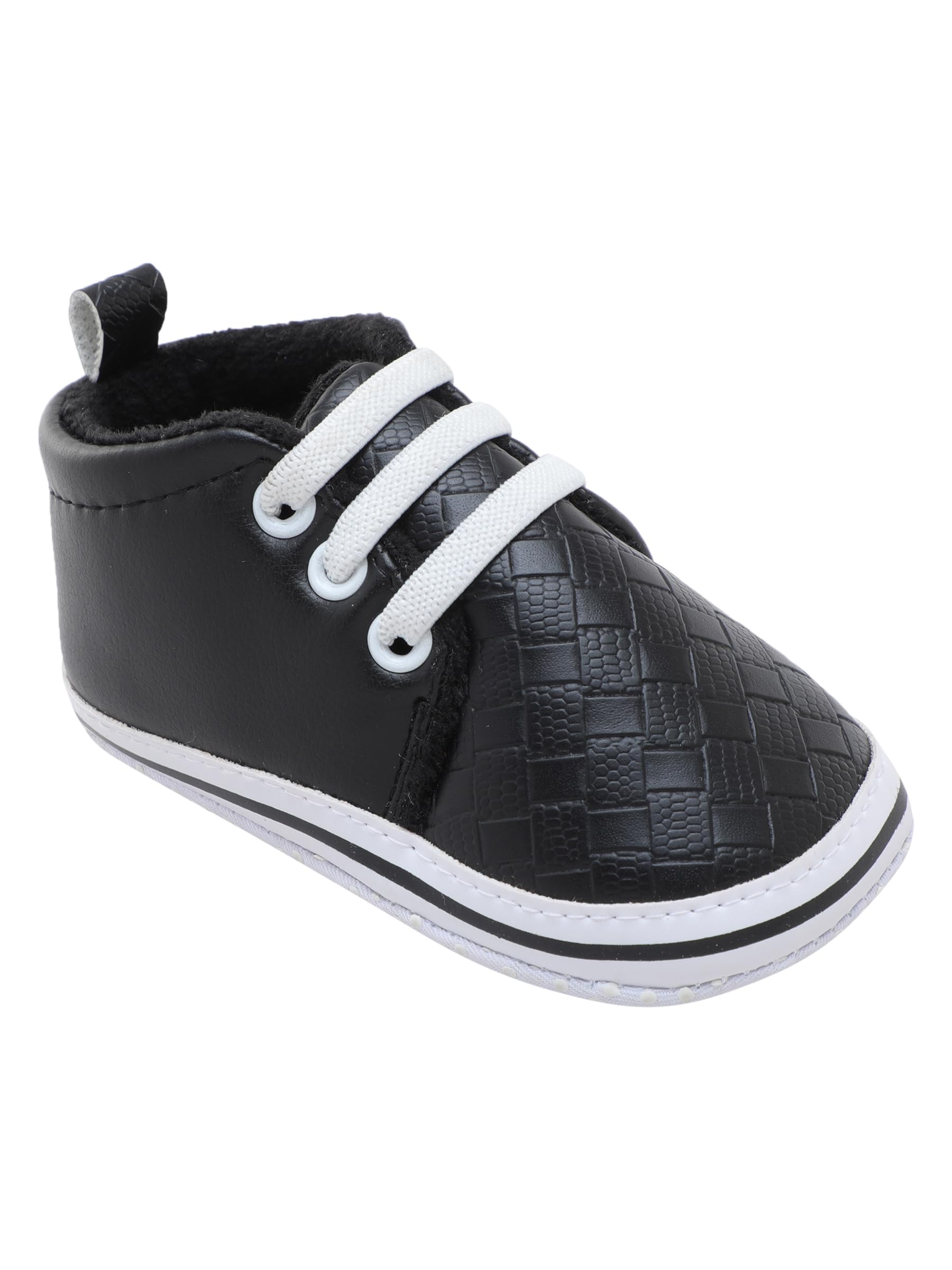 puresole Newborn Baby Boy Booties with Memory Foam | Soft Sole Pre-Walker Shoes with Designer Pattern Front | Anti-Slip & Lightweight | 6-12 Months-picture-33
