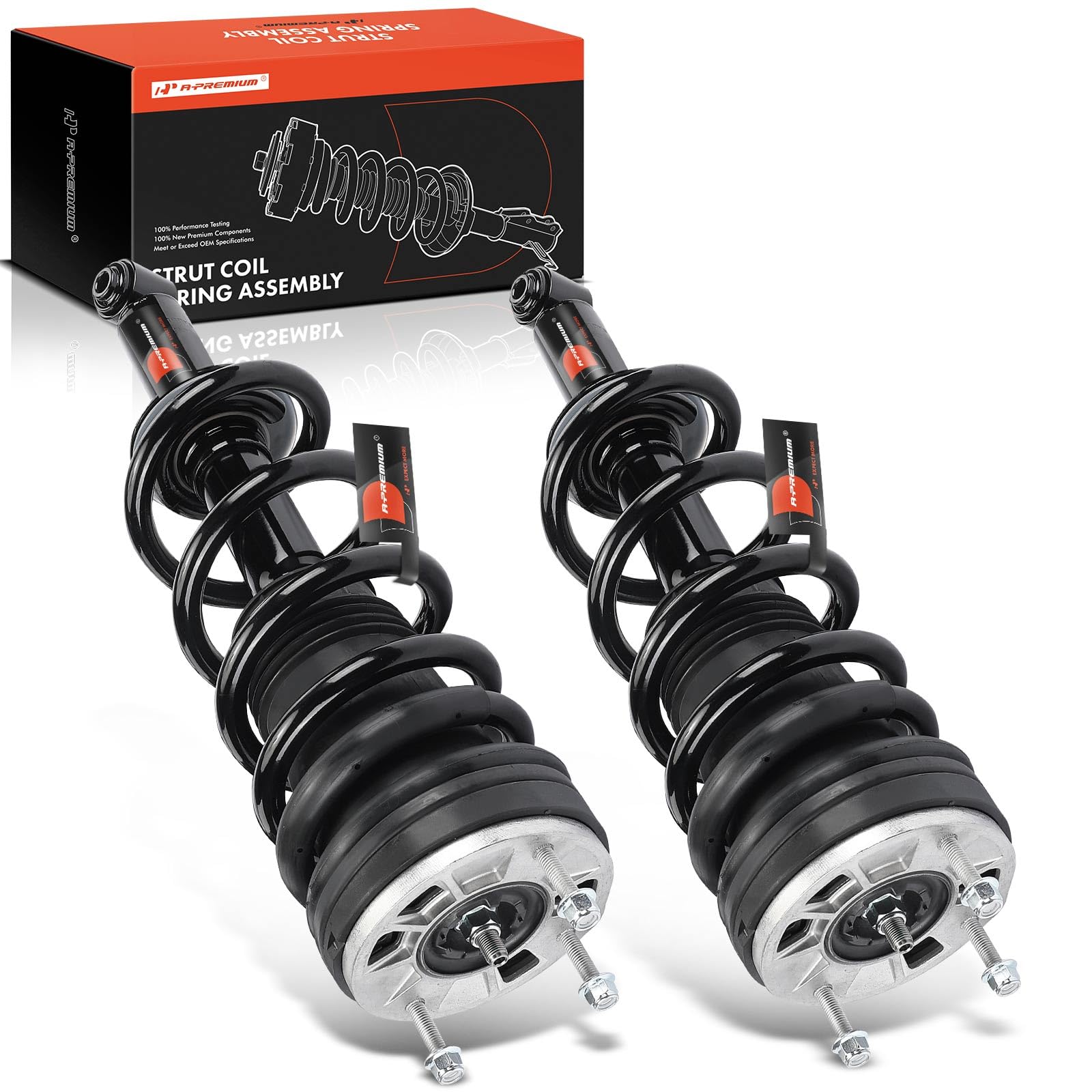 Photo 1 of A-Premium Rear Pair (2) Complete Strut and Coil Spring Assembly Compatible with Chevrolet Tahoe, Suburban & GMC Yukon, 2021 2022, 5.3L