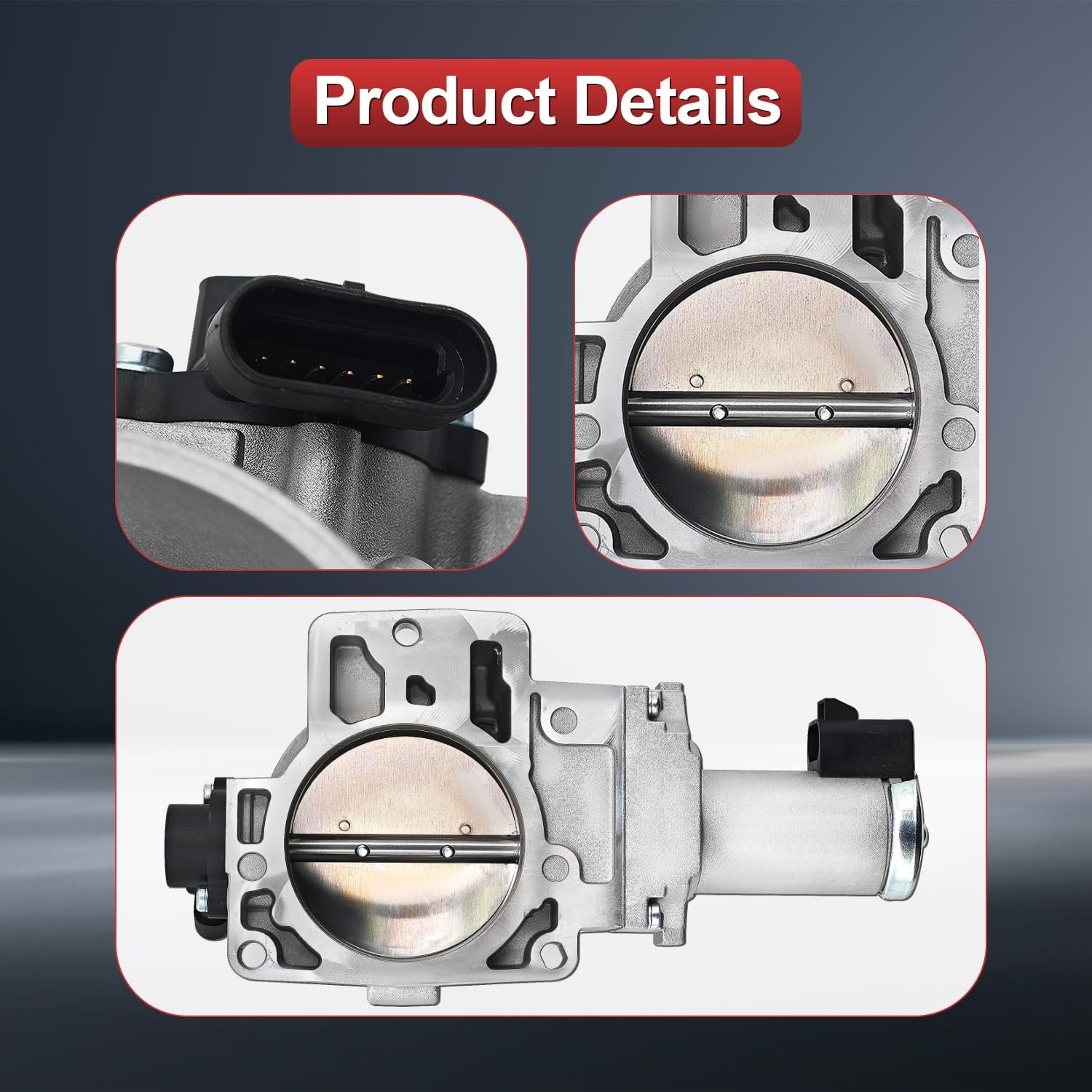 977-809 Electronic Throttle Body 7.4L 8.1L Compatible with Chevy & GMC Silverado 2500HD/3500 for Avalanche 2500 for Express 3500 for Suburban 2500 C3500HD/C4500/C5500/C6500/C7500/C8500 1998-2003 - Image 5