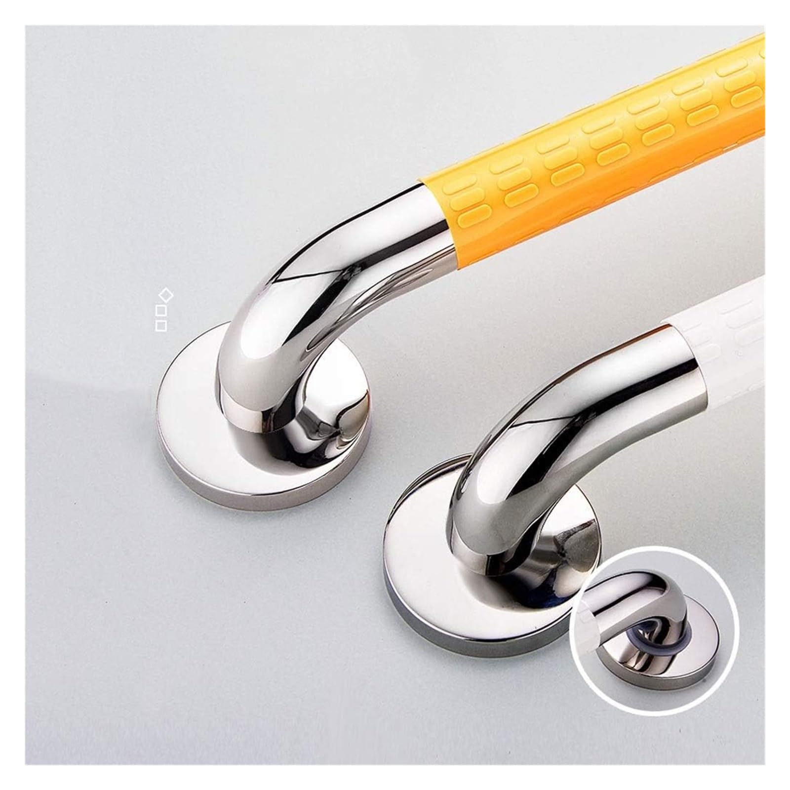 Asideros de baño Pasamanos de Acero Inoxidable Pasamanos de Seguridad para bañera y Ducha Asidero para discapacitados para Pared Asidero de Seguridad Resistente para Ducha y bañera