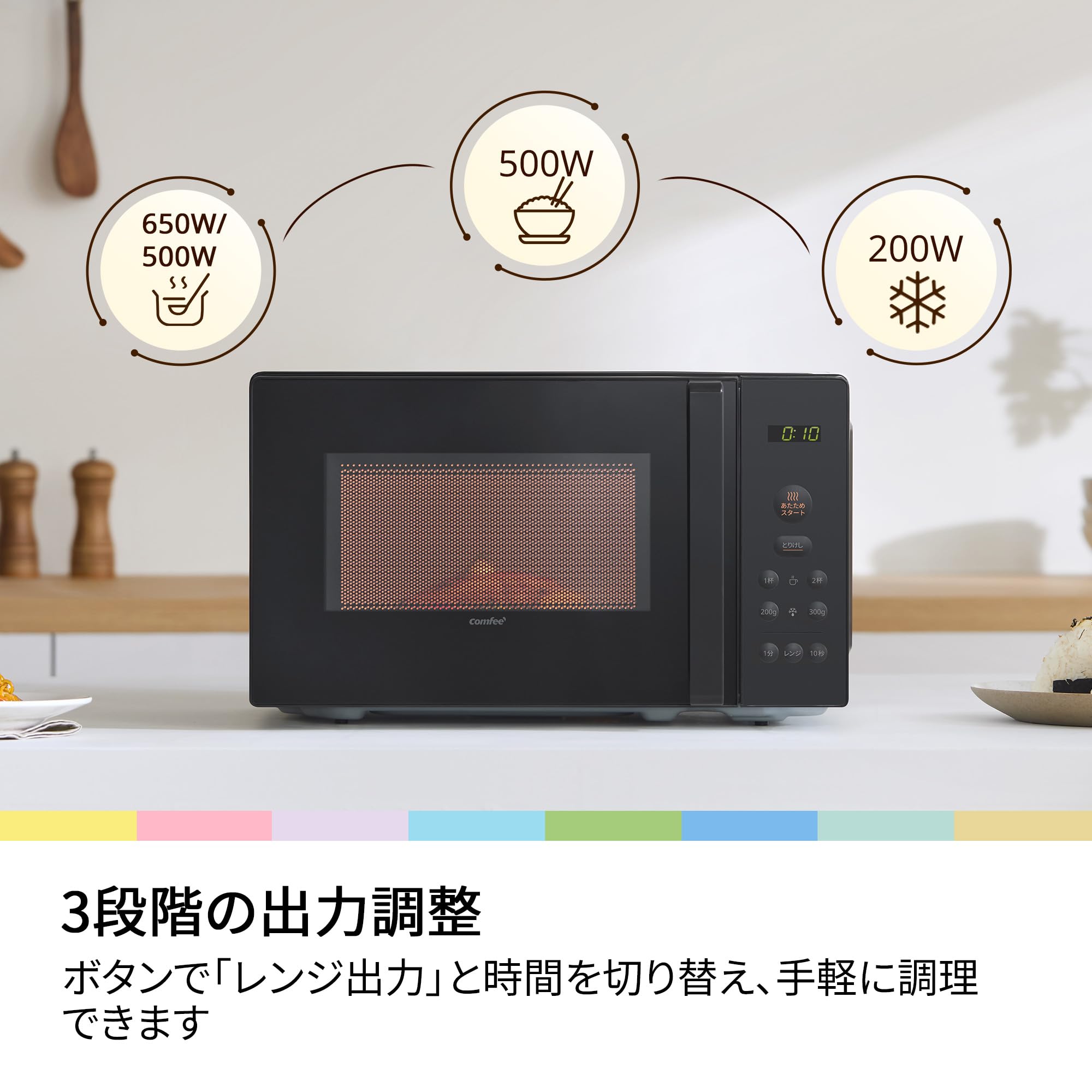 Amazon.co.jp: コンフィー(COMFEE'): 電子レンジ 単機能