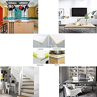 Vista 4 de M2cbridge En forma de L extra grueso para muebles, borde de pared, protector de esquina de escritorio, amortiguador, parachoques de bricolaje, 6.5