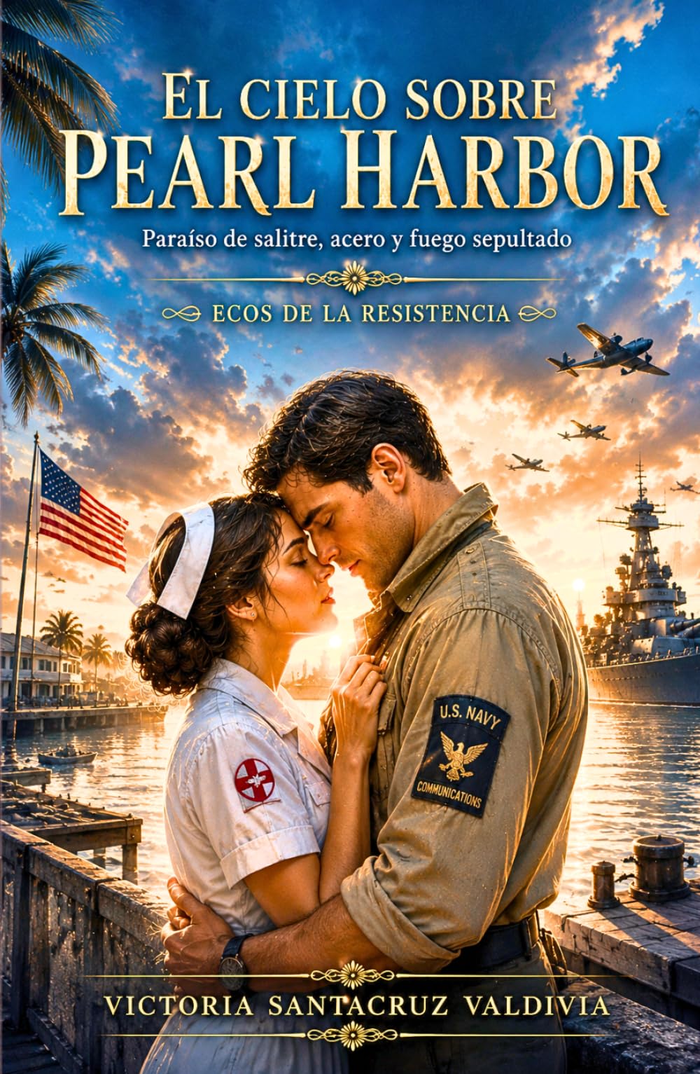 El cielo sobre Pearl Harbor: Novela de romance histórico en la Segunda Guerra Mundial (Ecos de la Resistencia)