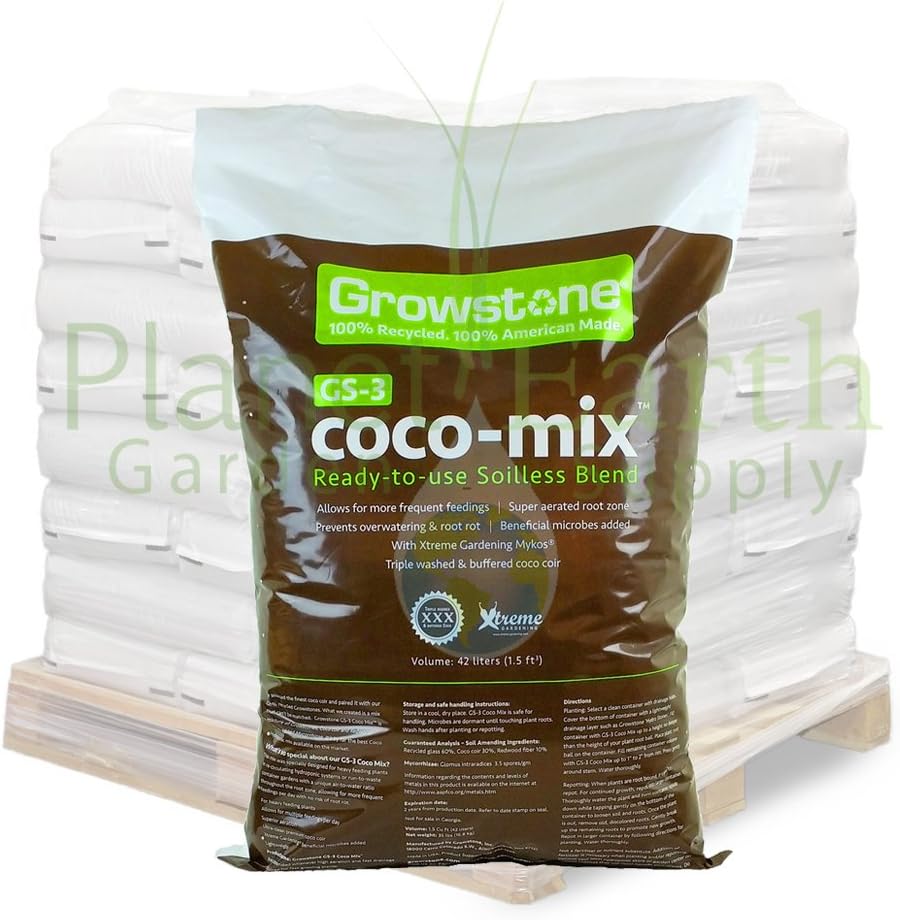 GS-3 Coco Mix 1.5 CF (60 bags) GPGS3 Soilless Coco Mix by the Pallet with