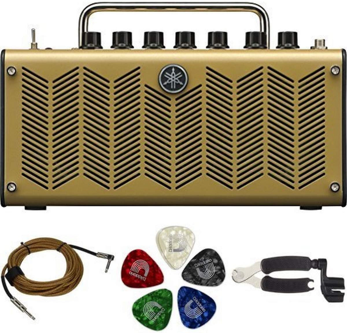 Yamaha THR AMPS THR5A Acoustic Guitar Amplifier with Cubase AI Music Production Software, Guitar Cable, Picks, and String Winder & Cutter