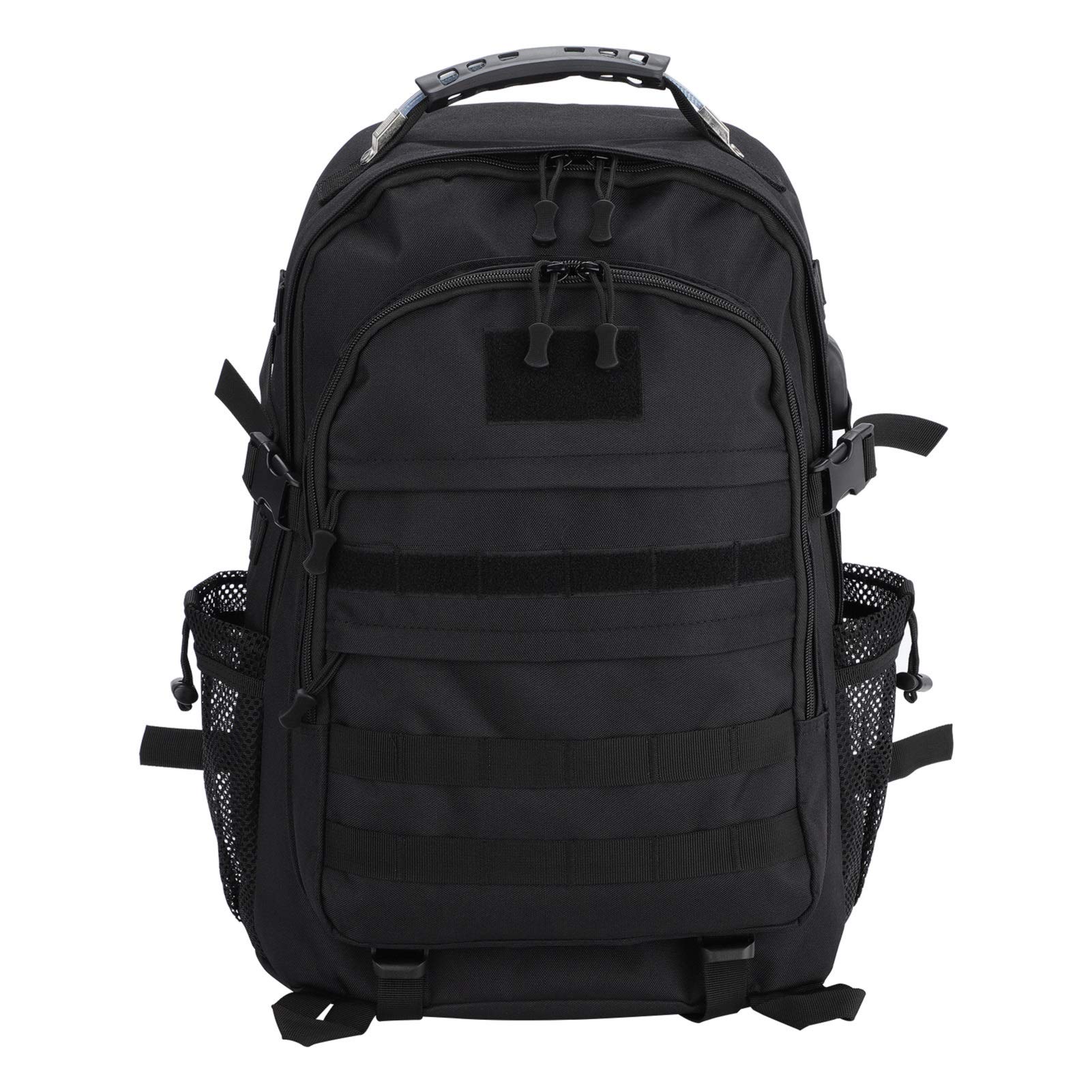 Trintion Military Backpack 50L Military Tactical Large Waterproof Backpack for Trekking and Camping Outdoor Activities (Black)