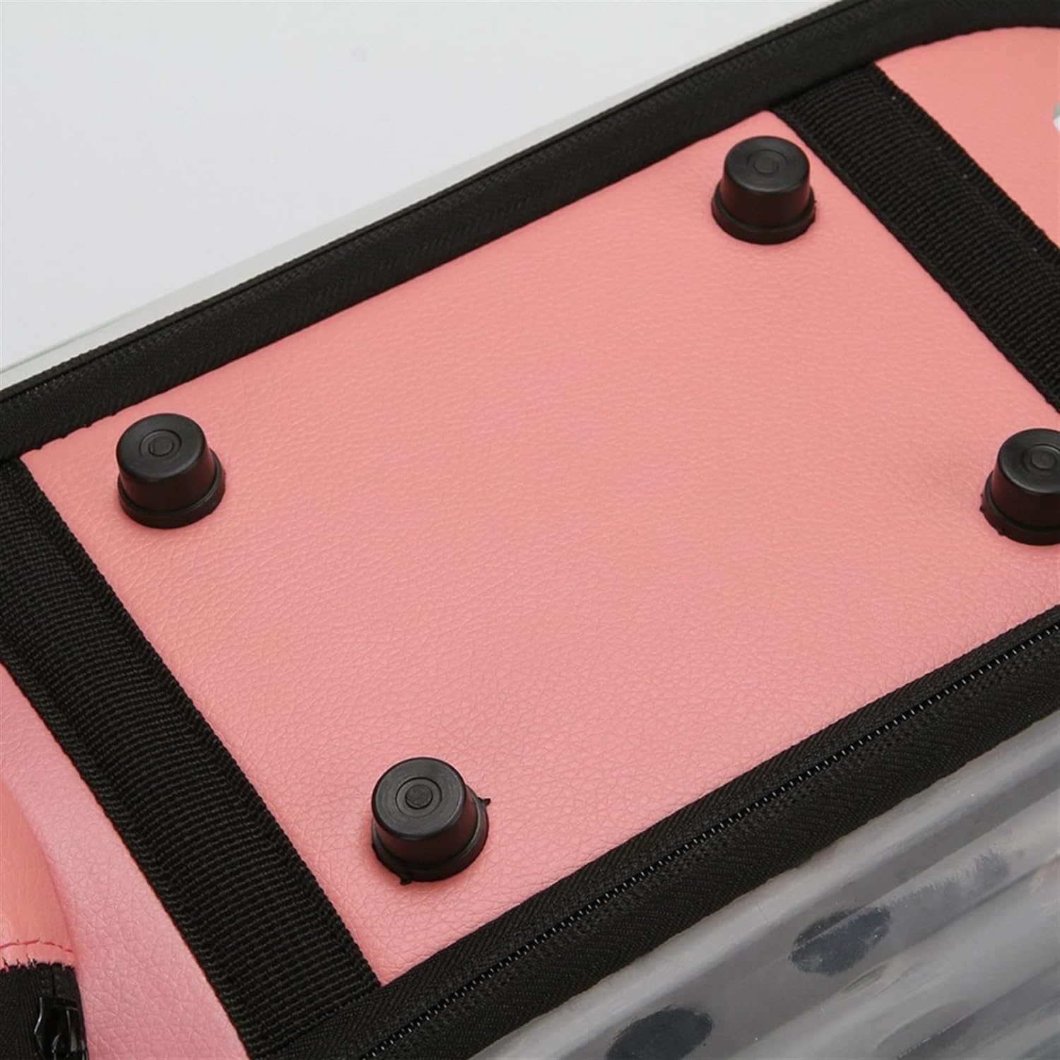 Rucksack Tragbare, Faltbare Haustier-Hunde- Und Katzen-Umhängetasche, Transparente Transportbox Für Katzen Hunde Haustier(Pink,42 * 32 * 28cm)