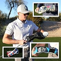Vista 6 de CMCDESIGN Bazooka Joe - Cubierta bordada para cabeza de golf Forro suave Diseño personalizado Gran ajuste con cierre magnético para cualquier