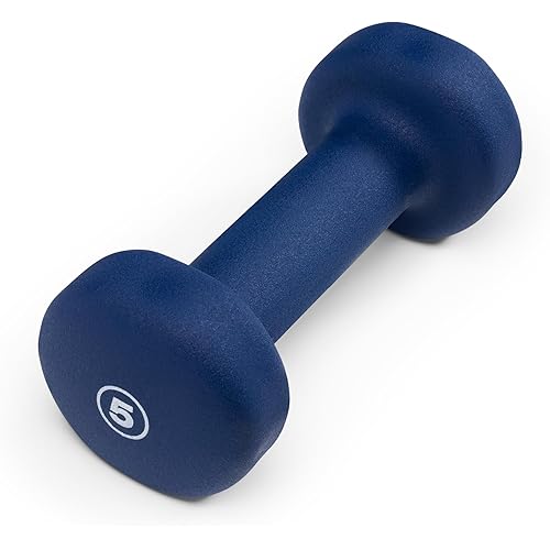 Marcy Colored Neoprene Dumbbell (Sold in Singles or Set) Hand Weights, Exercise Free Weights for Home Gym