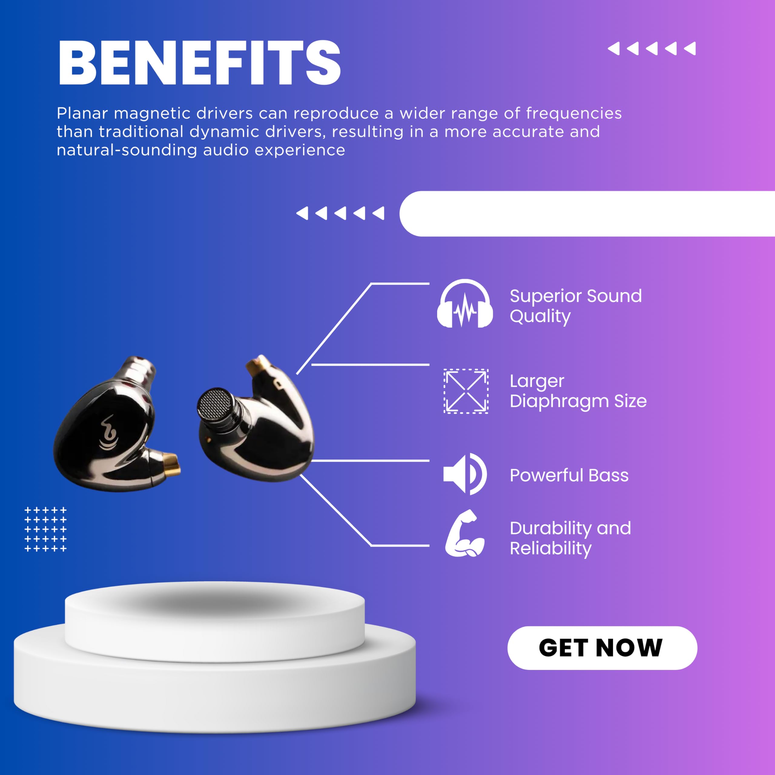 Cupid - Auricolari con tecnologia planare avanzata, comodi, con isolamento acustico, ideali per audiofili e amanti della musica, compatibili con dispositivi da 3,5 mm (Cupid Basic)