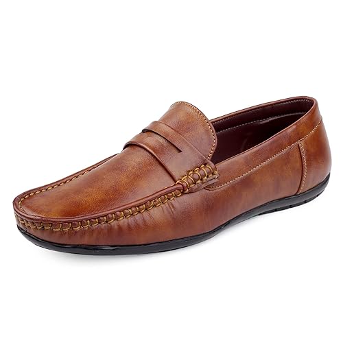 ROCKFIELD Mens Synthetic Leather Loafer Shoes for Mens & Boys 2640