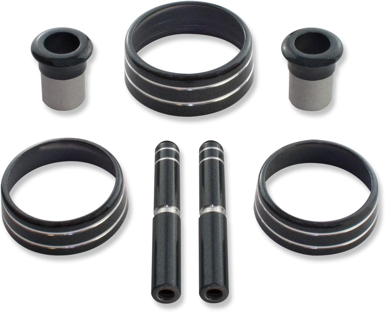 American Brother Designs ABD-3214PXT Phantom Black 7-Piece Interior Kit (Color Matched Color Phantom Black Pearl Tri Coat-Paint Code PXT, Challeger)