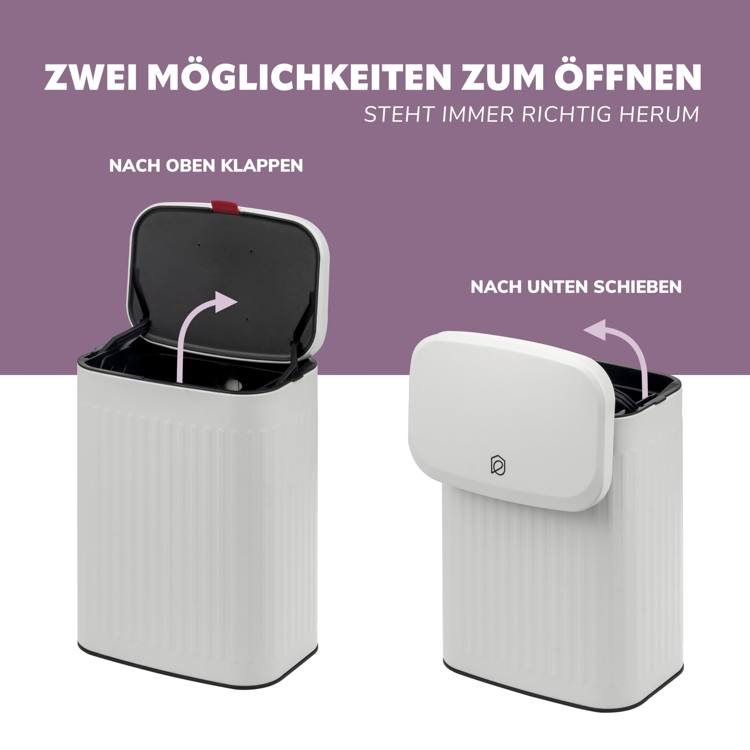 eluno Biomemmer, 3 liter, met geurfilter, om op te hangen, neer te zetten of te lijmen, compostemmer, 3 soorten montage (zwart eluno Biomemmer, 3 liter, met geurfilter, om op te hangen, neer te zetten of te lijmen, compostemmer, 3 soorten montage (zwart