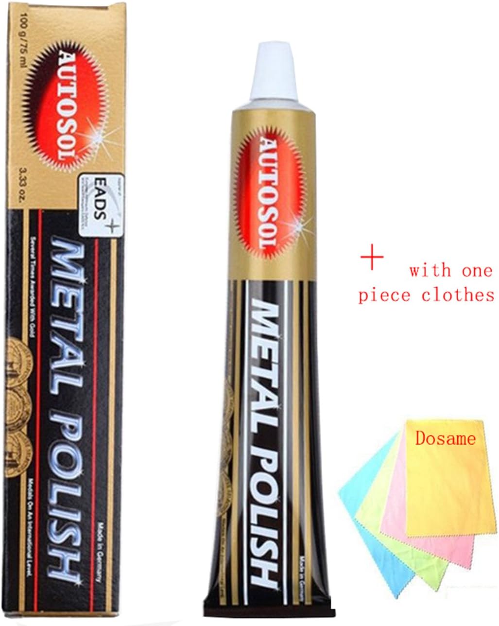 Metal Polish Paste Tube 75ml of Autosol Perfect Effect