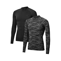 DANISH ENDURANCE Maglia Compressione Uomo, Pacco da 2