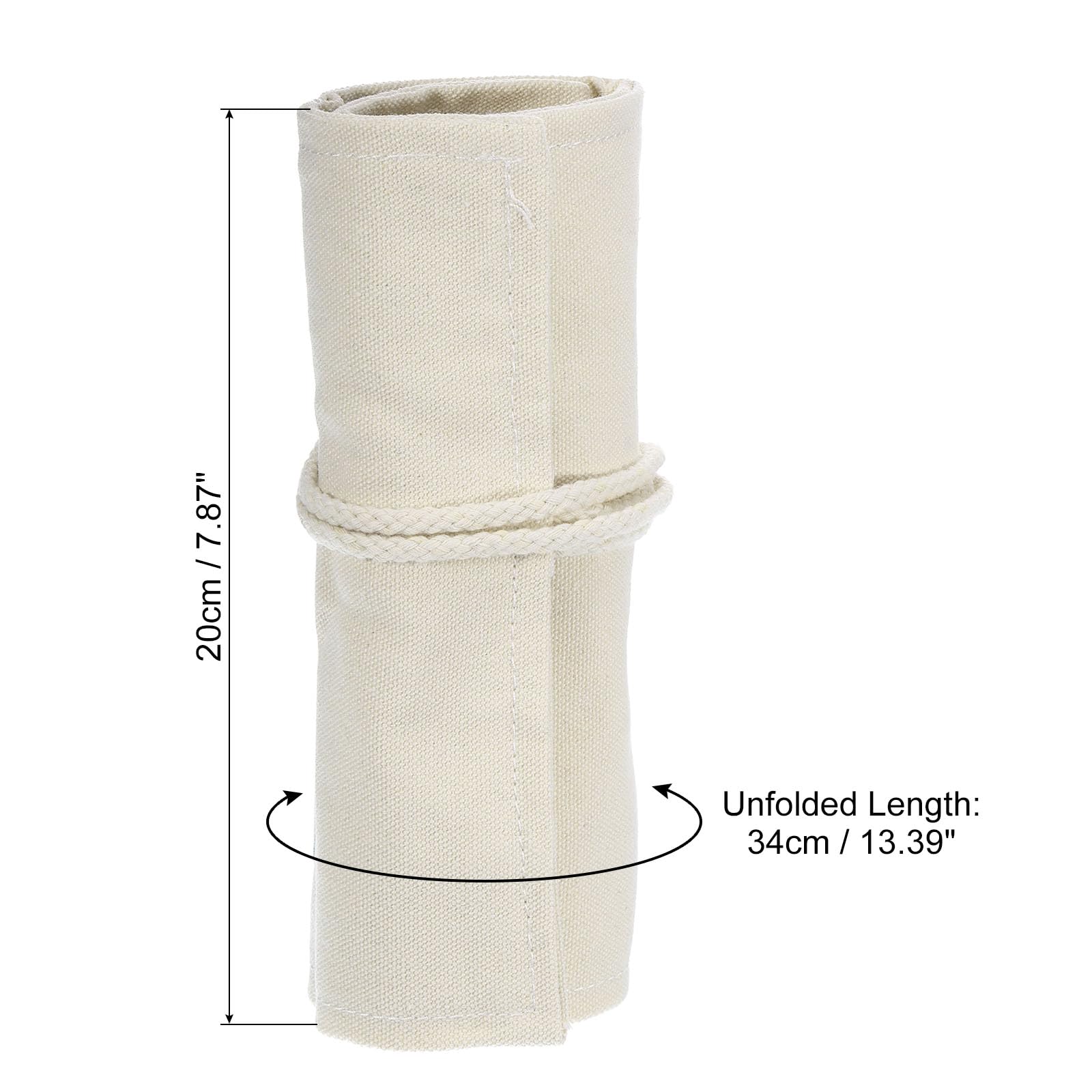 PATIKIL Handmade 24 Slots Roll Up Pencil Case - Image 2