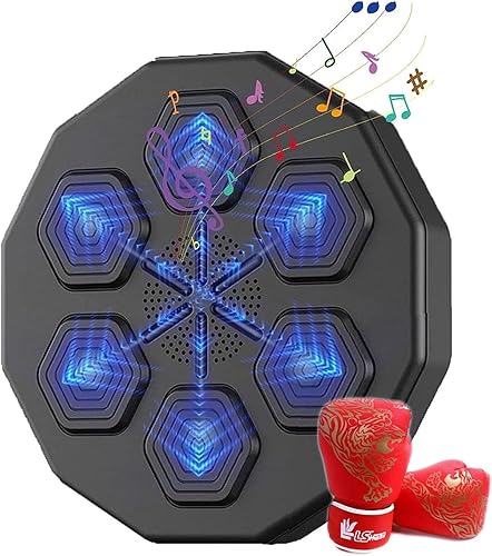 Máquina de boxeo montada en la pared Equipo de boxeo de música electrónica Máquina de entrenamiento de objetivo de boxeo inteligente Montada en la