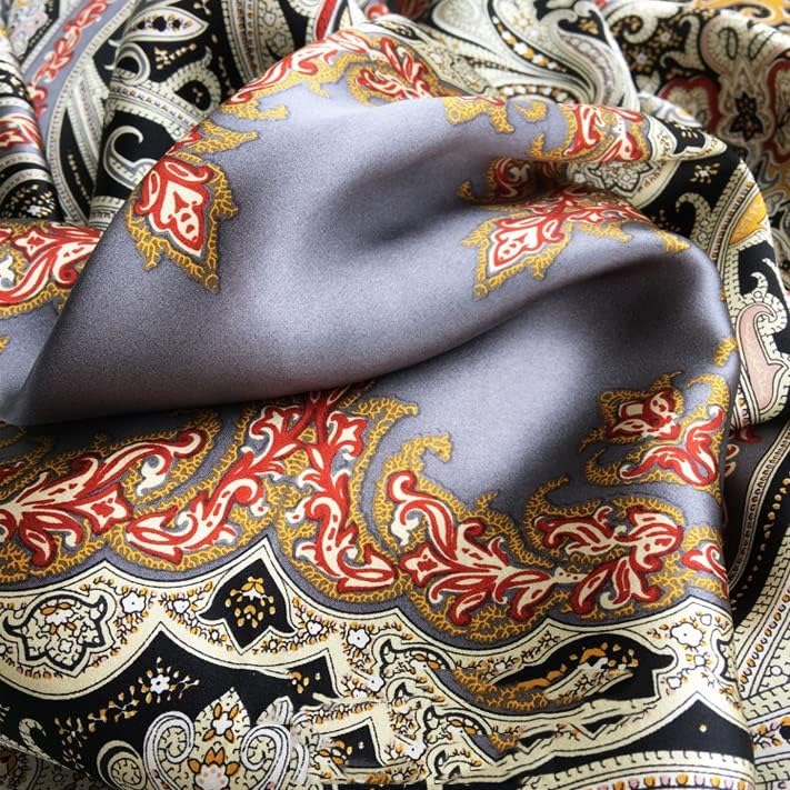 Fashion All-match Large Square Scarf Silk Shawl Female