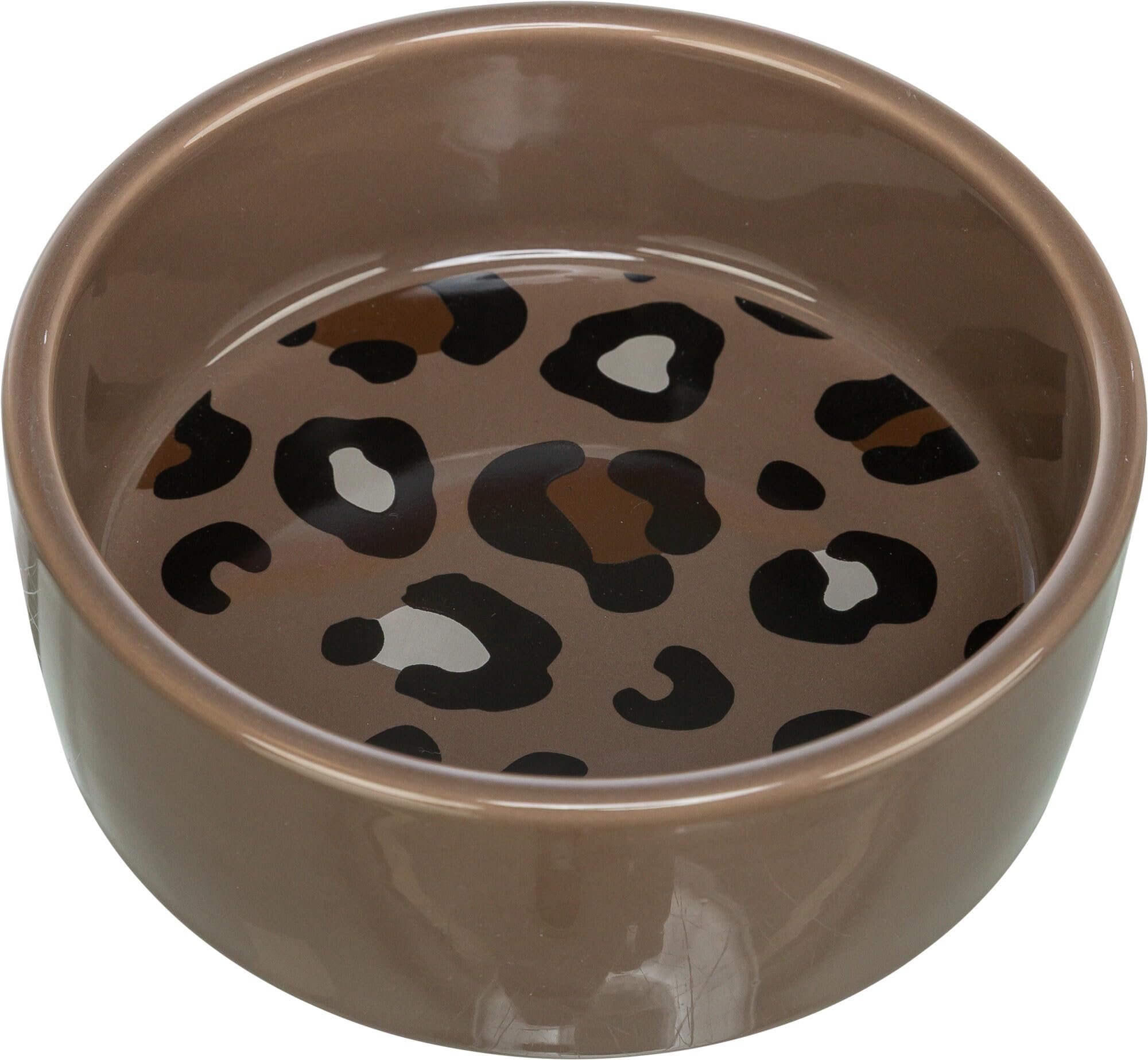Trixie Leo 24656 ceramiczna miska dla kotów 0,3 l Ø 12 cm, nowoczesna miska do karmienia kotów