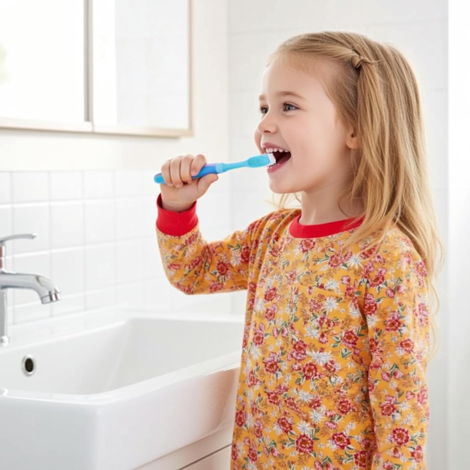 PATPAT Kids 2 Pieces Pajama Sets with Bamboo Viscose,Snug Fit Pjs for Girls,All-Season Comfort Sleepwear, Ages 2-12 Years - Image 3