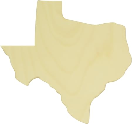 Texas Craft Shape - Wood Cutout - Any Size - CraftCuts.com