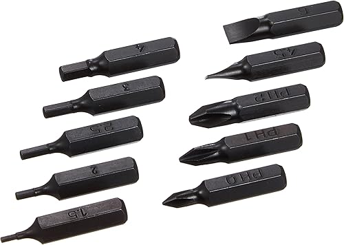 ENGINEER DR-11 - Juego de brocas para ingeniero, 10 piezas, positivo, negativo, hexagonal