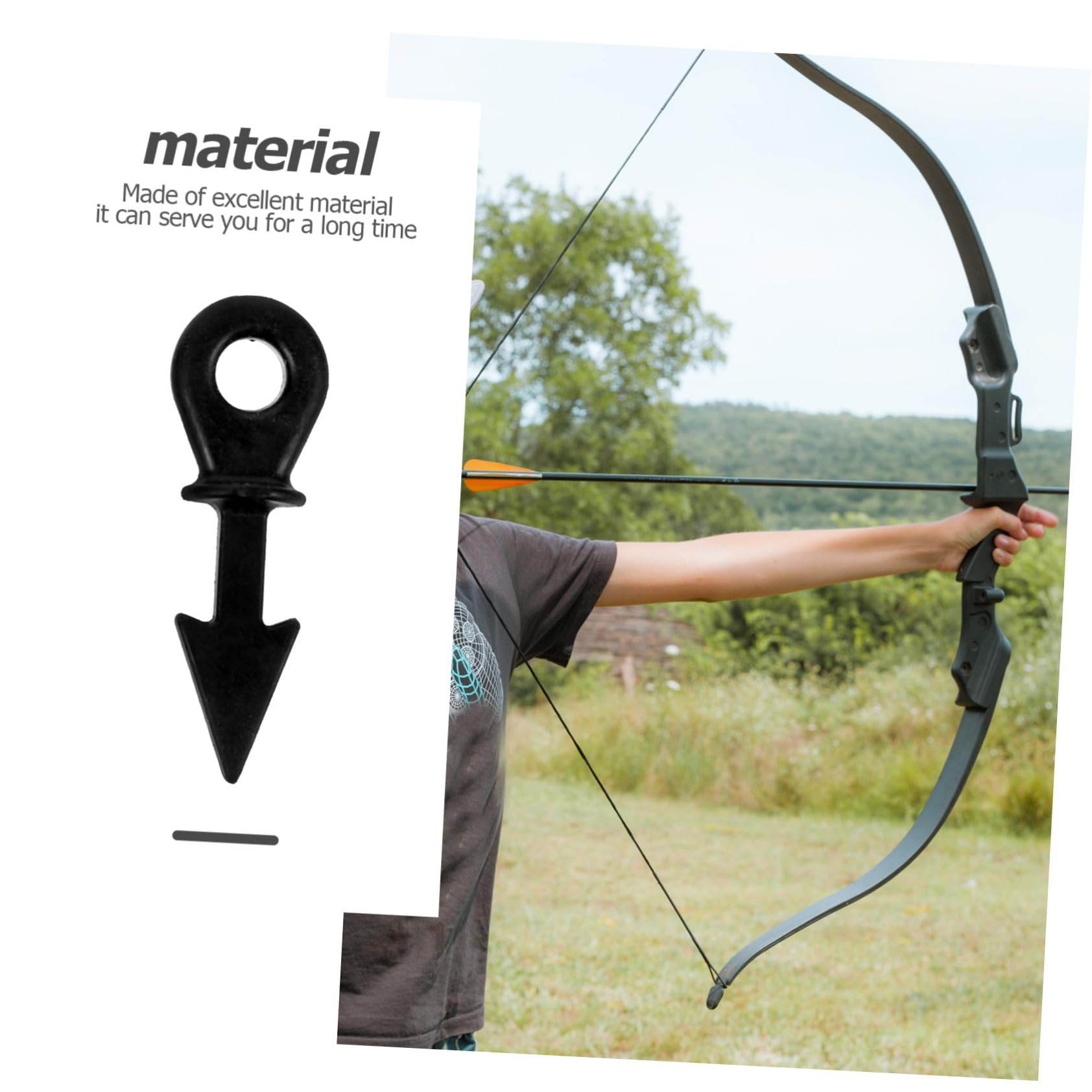 Amazon.co.jp: BCOATH アーチェリーアクセサリー 4個 弓弦ダンパー  