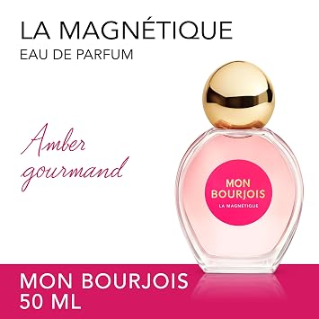 Bourjois La Fantastique Eau de Parfum 1.6 fl oz (Pack of 1), Notes of Vanilla, Amber Wood, and Floral, Women's Fragrance, Long Lasting, Everyday Perfume, Travel Size