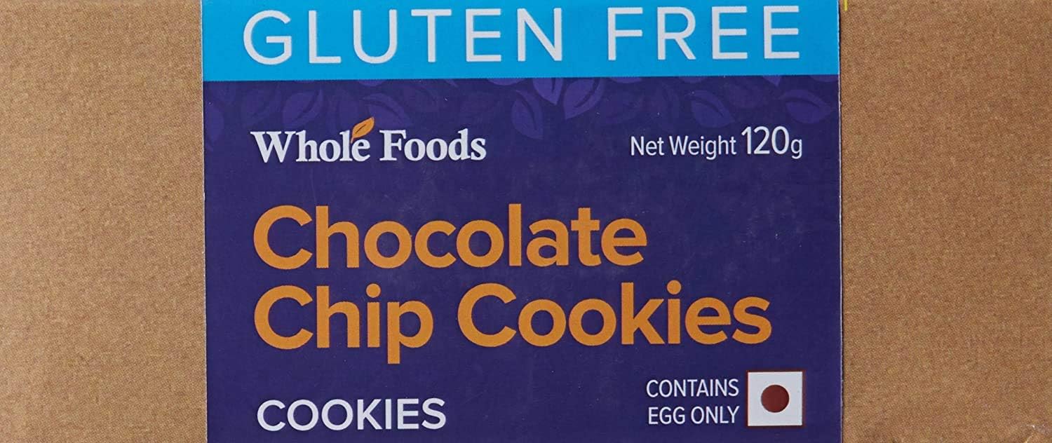 Whole Foods Gluten Free | Chocolate Chip Cookies | 120G