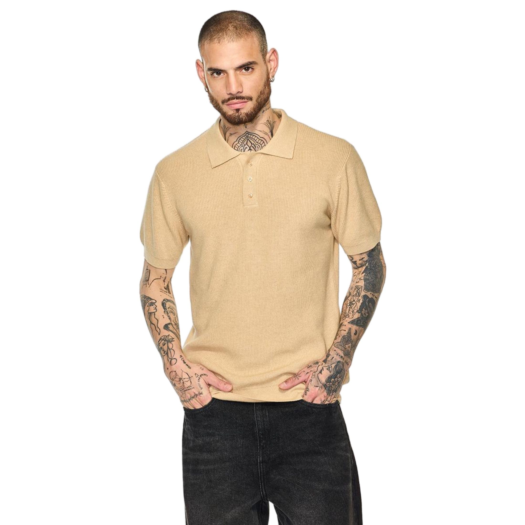 Menns Core Lab Textured Polo T-Shirt-image-25