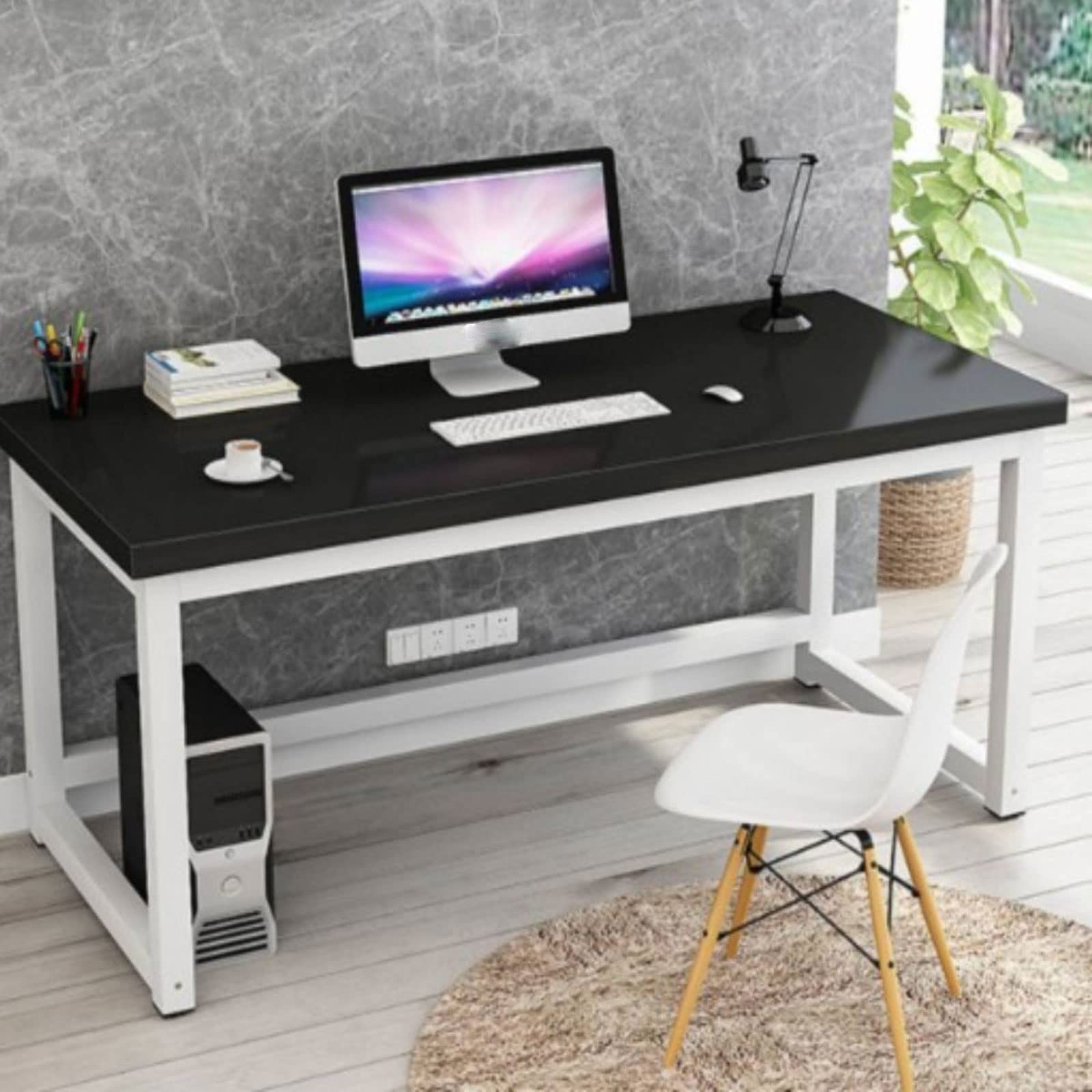 Amazon.com: PNAWLLCF 110 x 60cm Office Desk Computer Table Laptop