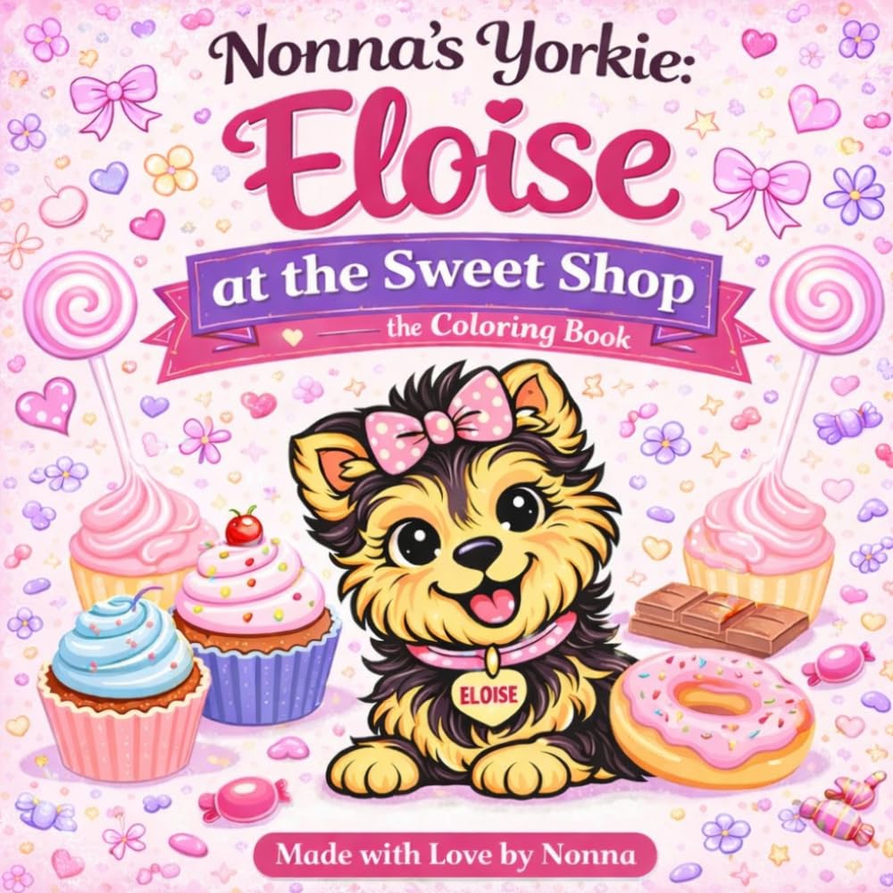 Nonna's Yorkie Coloring Books