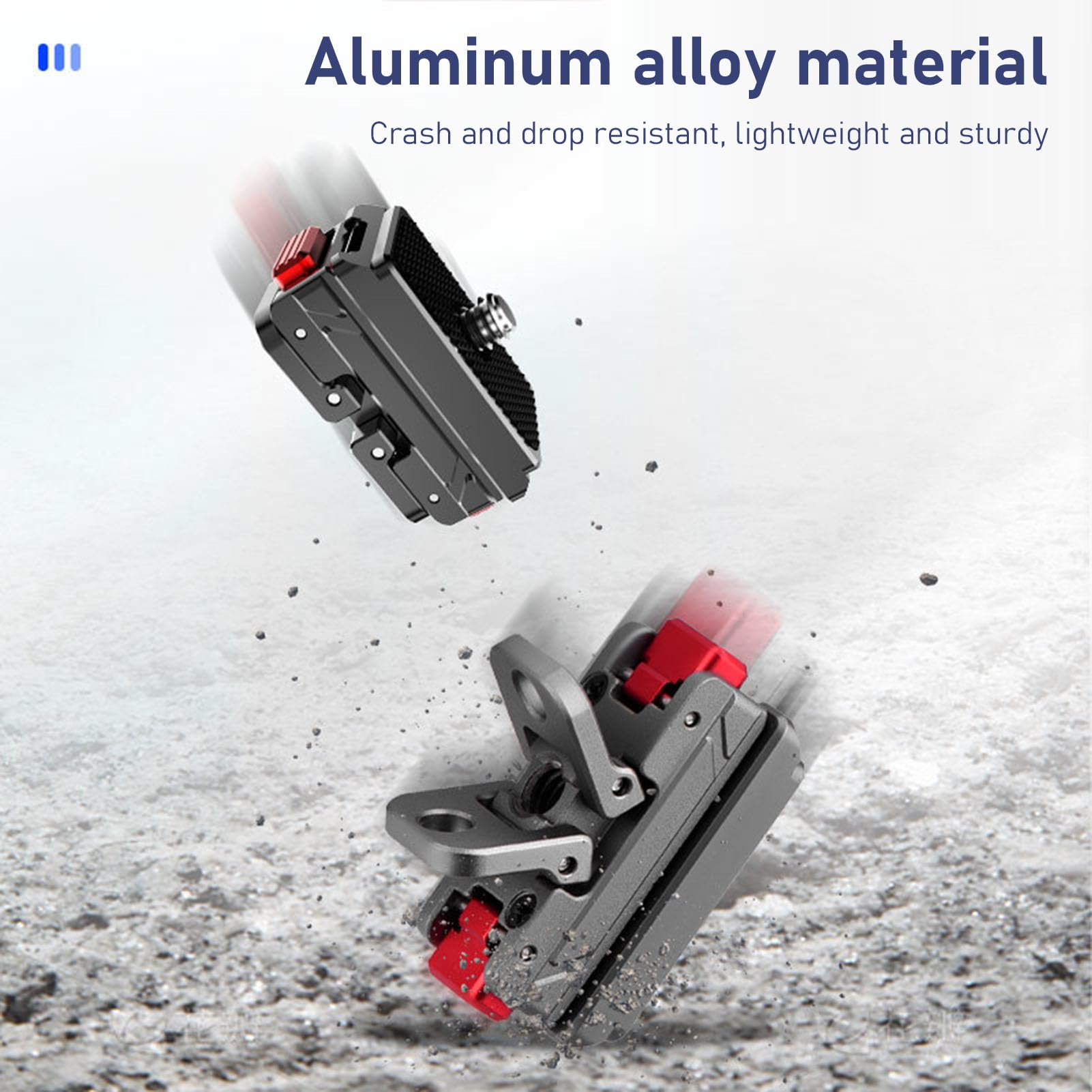 Hidyliu Supporto a Sgancio Rapido per Action Camera, Adattatore in