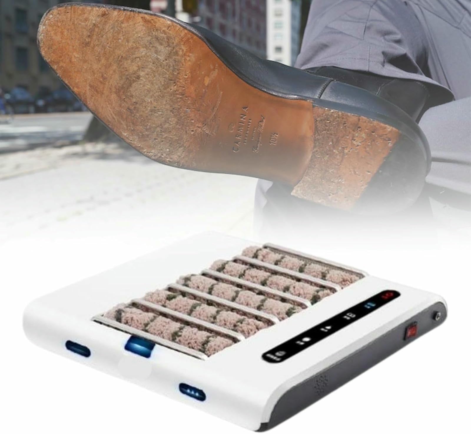 Sauteuse à chaussures à double tampon et capteur automatique intelligent
