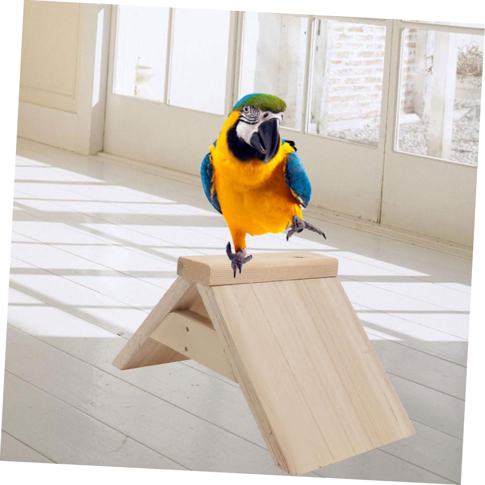 balacoo Lot de 2 perchoirs en bois pour pigeons, perchoirs en bois durable pour colombe hirondelle
