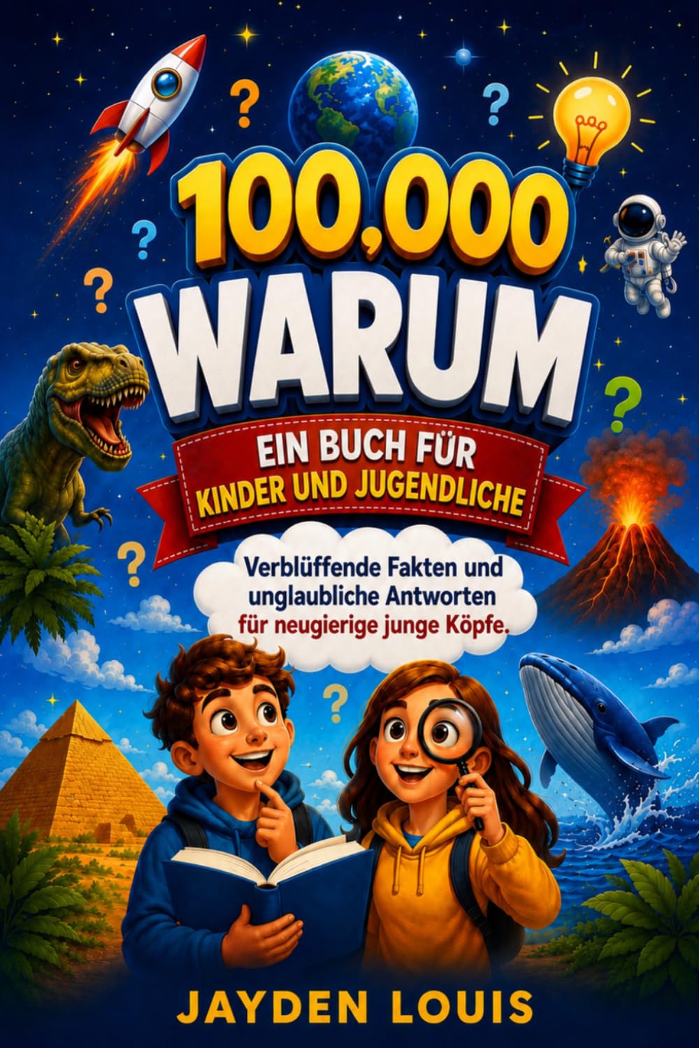 100.000 WARUM – EIN BUCH FÜR KINDER UND JUGENDLICHE: Verblüffende Fakten und unglaubliche Antworten für neugierige junge Köpfe.