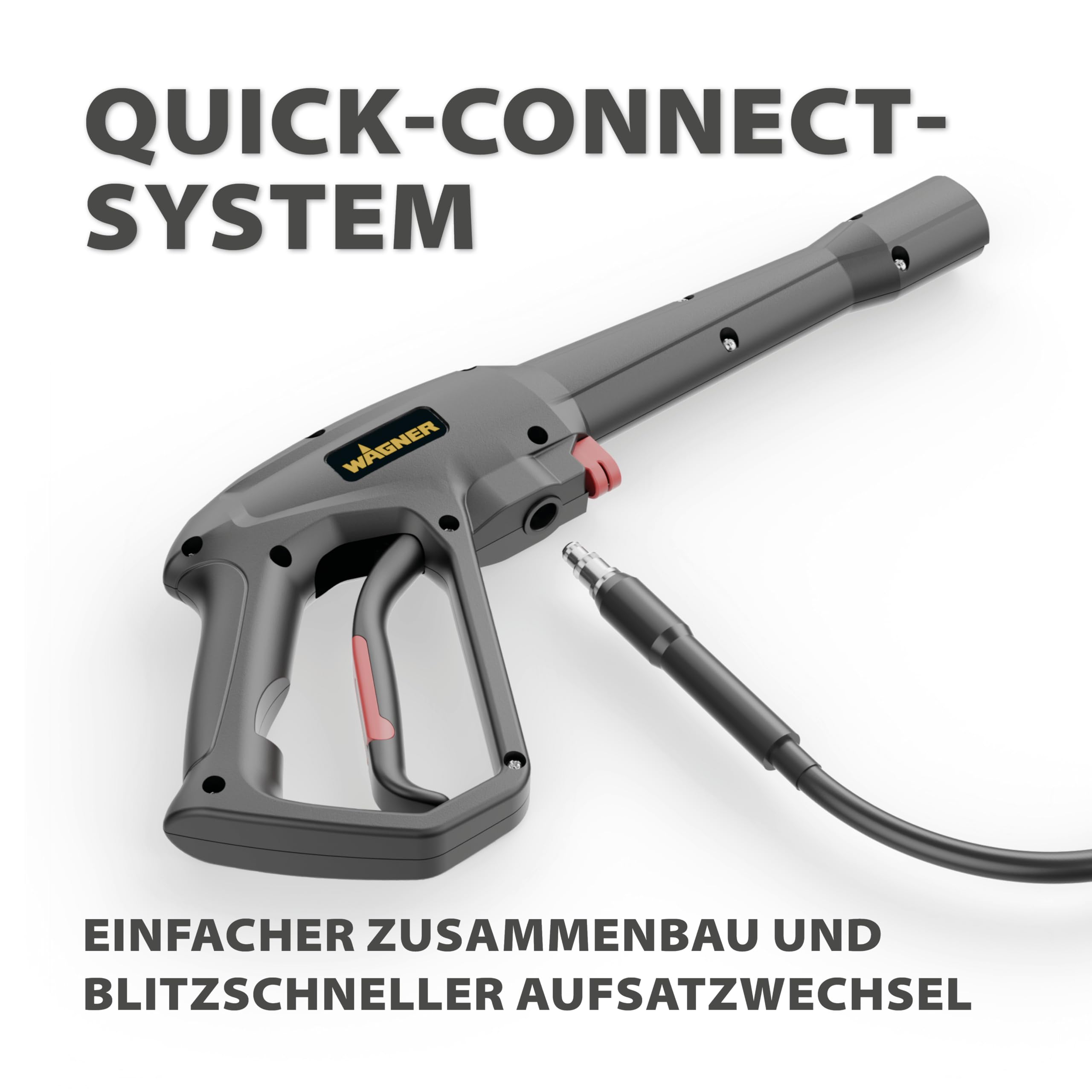 WAGNER AQUASTORM Advanced - Effizienter Hochdruckreiniger für eine schnelle und kraftvolle Reinigung, inkl. Standard- und Turbo-Düse