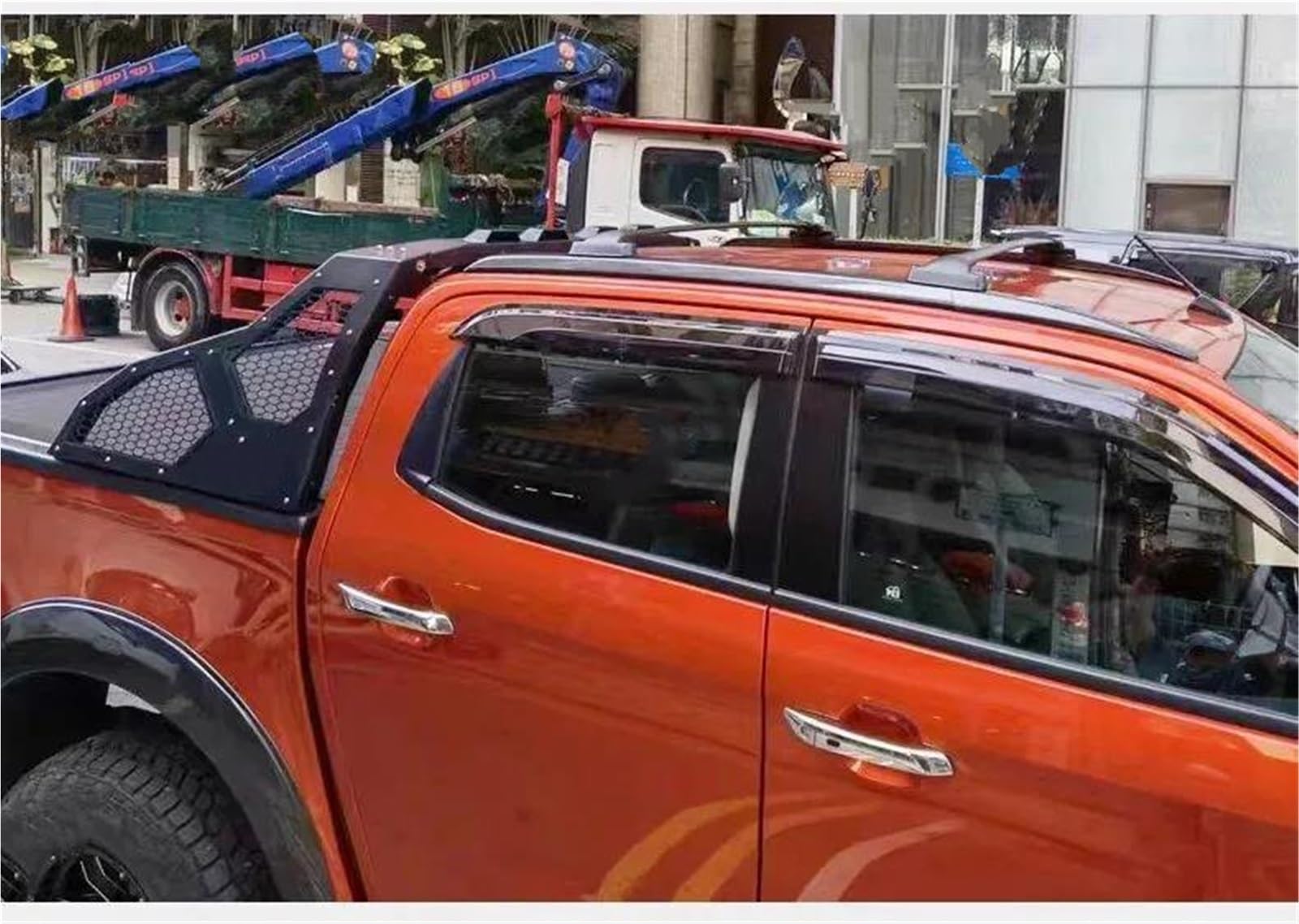 Porte Bagage Voiture Barres Transversales De Toit pour Mazda BT-50 2020 – 2025 Accessoires en Alliage D'aluminium(B Roof Rail)