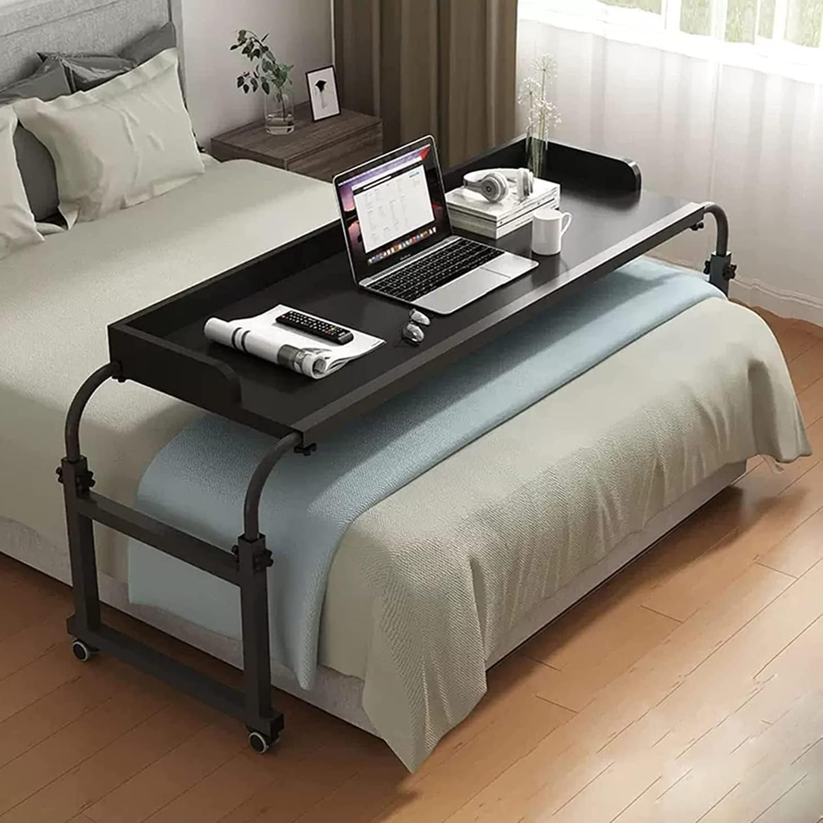 Bureau d'ordinateur extensible pour travailler au lit ou debout