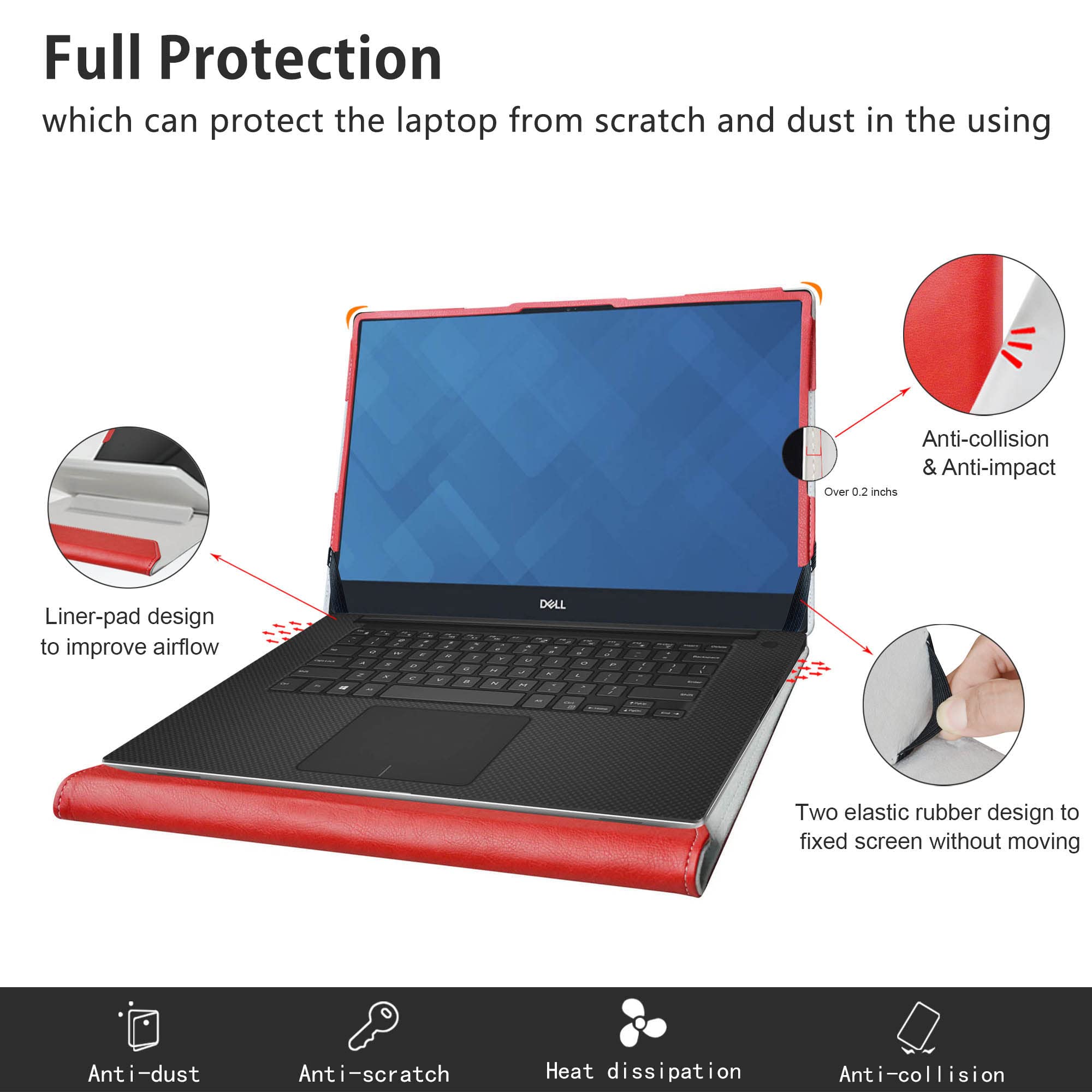 Alapmk Protective Case For 15 Dell Xps 15 7590 Desertcart INDIA