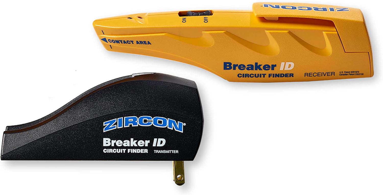 Zircon Breaker ID - DIY Circuit Breaker Finder/Compatible with Outlets up to 120 Volts/Circuit Breaker Identifier