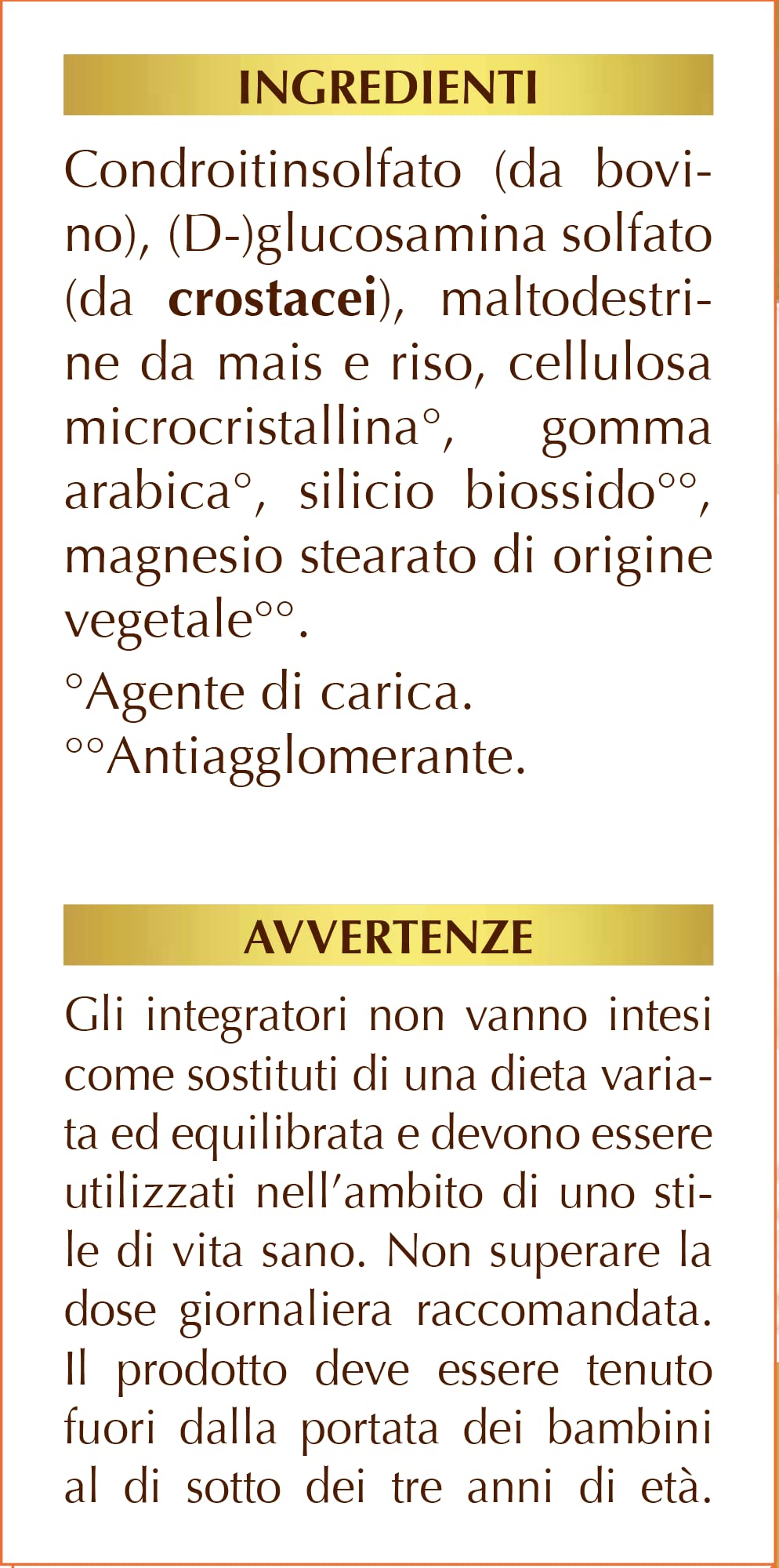 Dr Giorgini Condroitin Glucosamina Pastiglie - 50 g