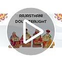 Image of JH Gallery Handmade Recycled Material Rajasthani Dolls Puppet Tealight Candle Holder, Multicolor, 11 x 11 cm, 1 Pair, Home Decor & Decoration Items for Living Room, Office and Hall
