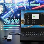 Laptop Docking Station, WAVLINK Displayport Docking Station with Dual DP, HDMI, 100W PD in, 10Gbps USB A/C, 2.5G Ethernet Port for Dell/HP/Lenovo etc, Windows Systerm Computer Only