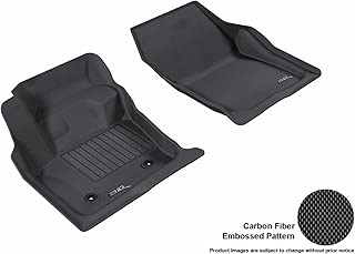 3D MAXpider Front Row Custom Fit All-Weather Floor Mat for Select Ford Fusion Models - Kagu Rubber (Black) - coolthings.us