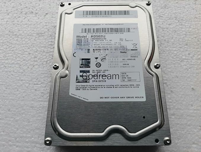 RKEBK for HD502IJ 500G 7.2K 3.5 SATA Hard Disk HD502IJ/D 0XT518