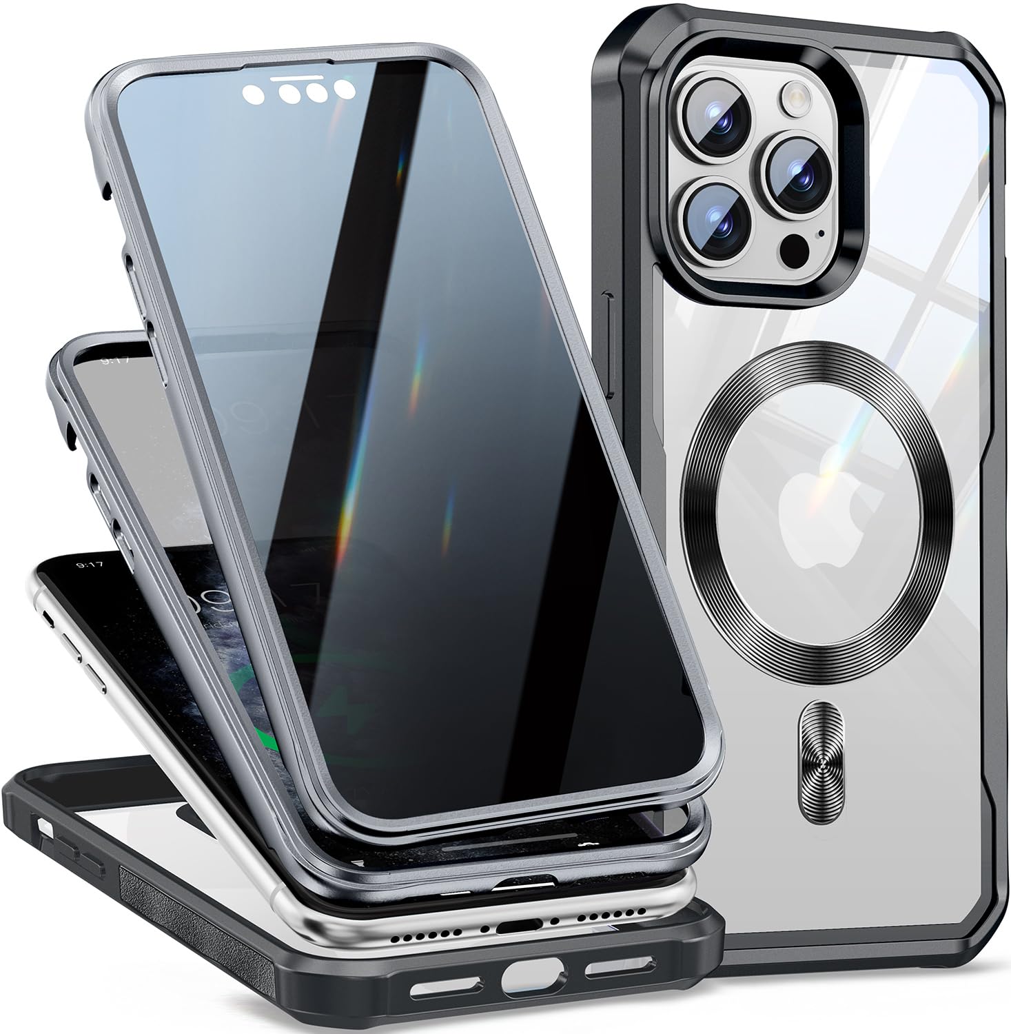 iPhone 11 Pro Max用 ケース ガードマン MYサイン入り Amazon.co.jp: ループ+プライバシースクリーンプロテクター 磁気ケース
